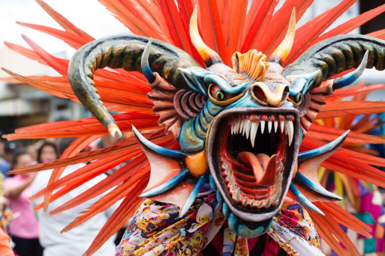 diablico sucio en el parque simón bolívar de la villa de los santos